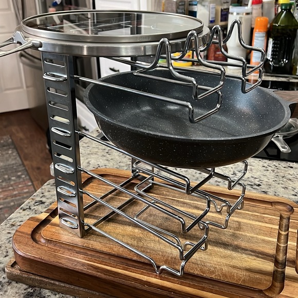 NIB QTY 1 pot and pan lids or wrap Organizer set - Picture 9 of 10